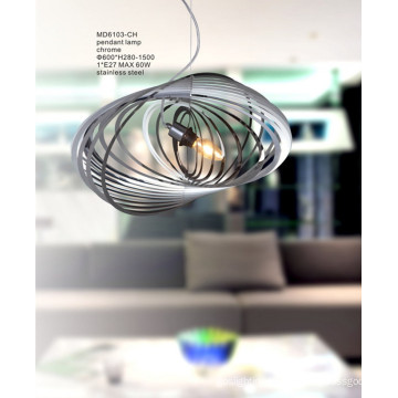 Special Design E27 Stainless Steel Pendant Lamp Decoration (MD6103-CH)